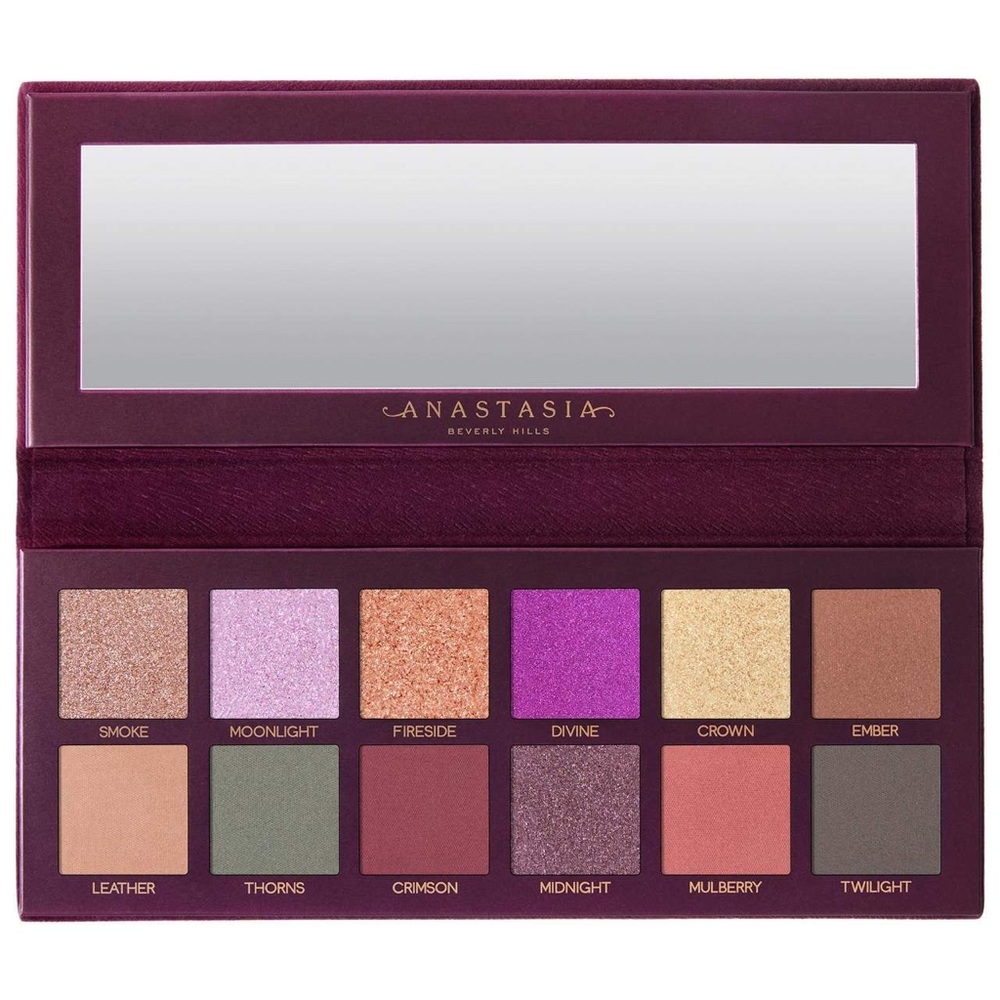 Anastasia Purple and Gold Eyeshadow Palette Makeup